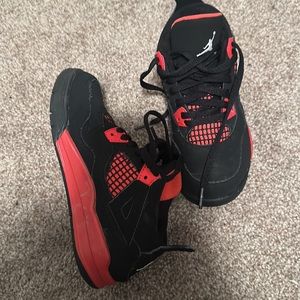 🔥 Jordan 4 Retro Preschool. Black/Multi-Color.